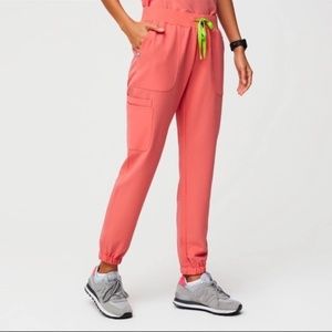 Figs Women's Hot Coral Taldora Scrub Pant - MP